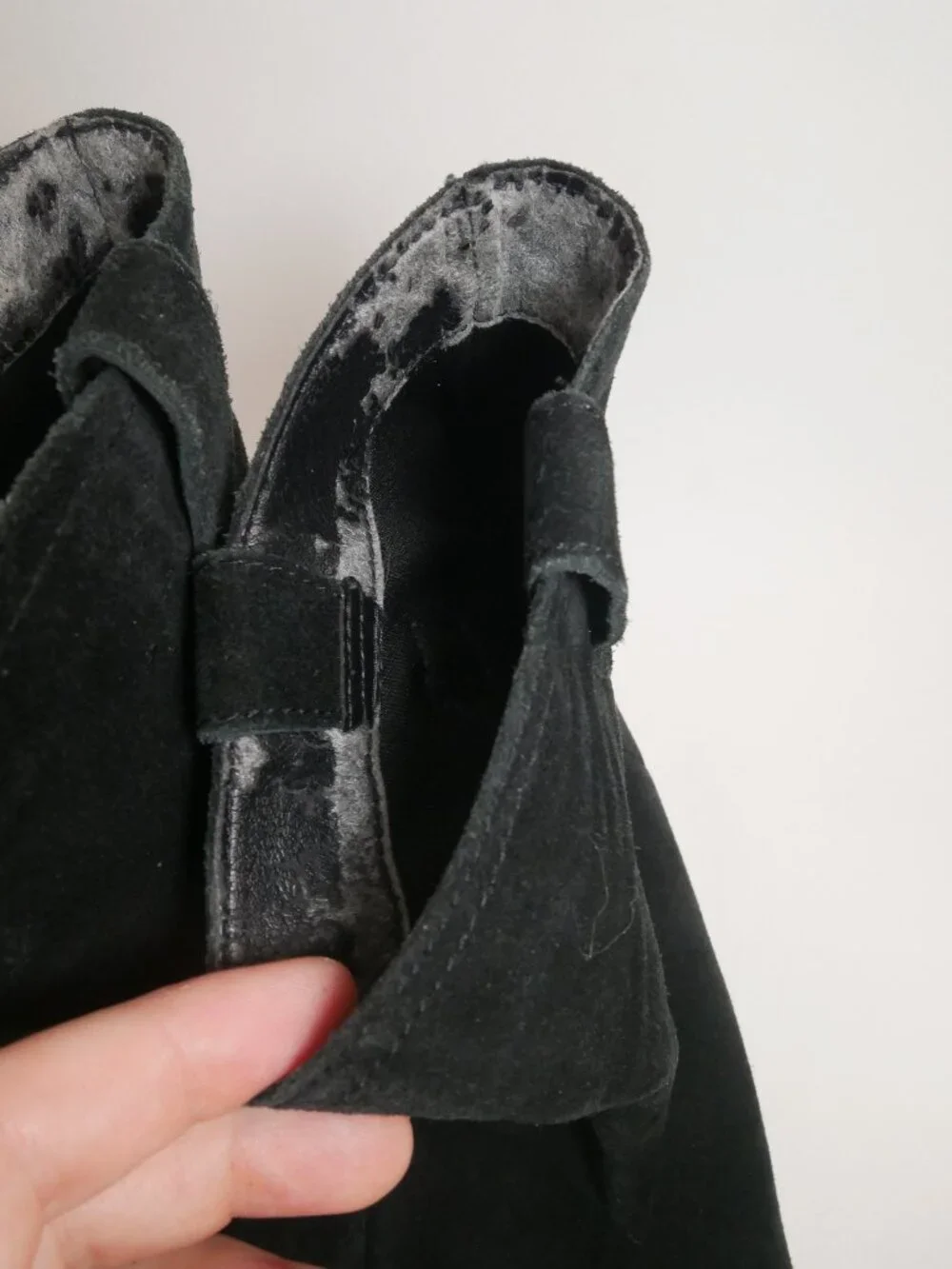 Rebecca Minkoff Chasity Black Suede Genuine Leather Boot Bootie 7M Ankle Pull On